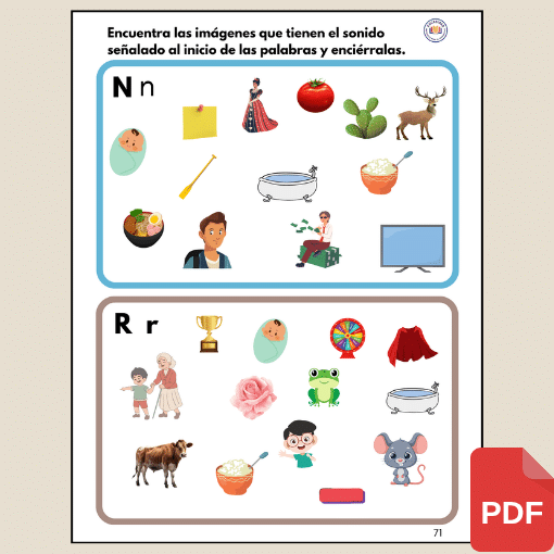 Imagen 3 El viaje de las letras y palabras léxico y fonética