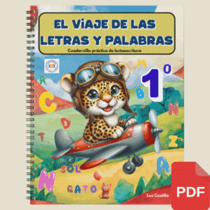 Portada 1° El viaje de las letras y palabras